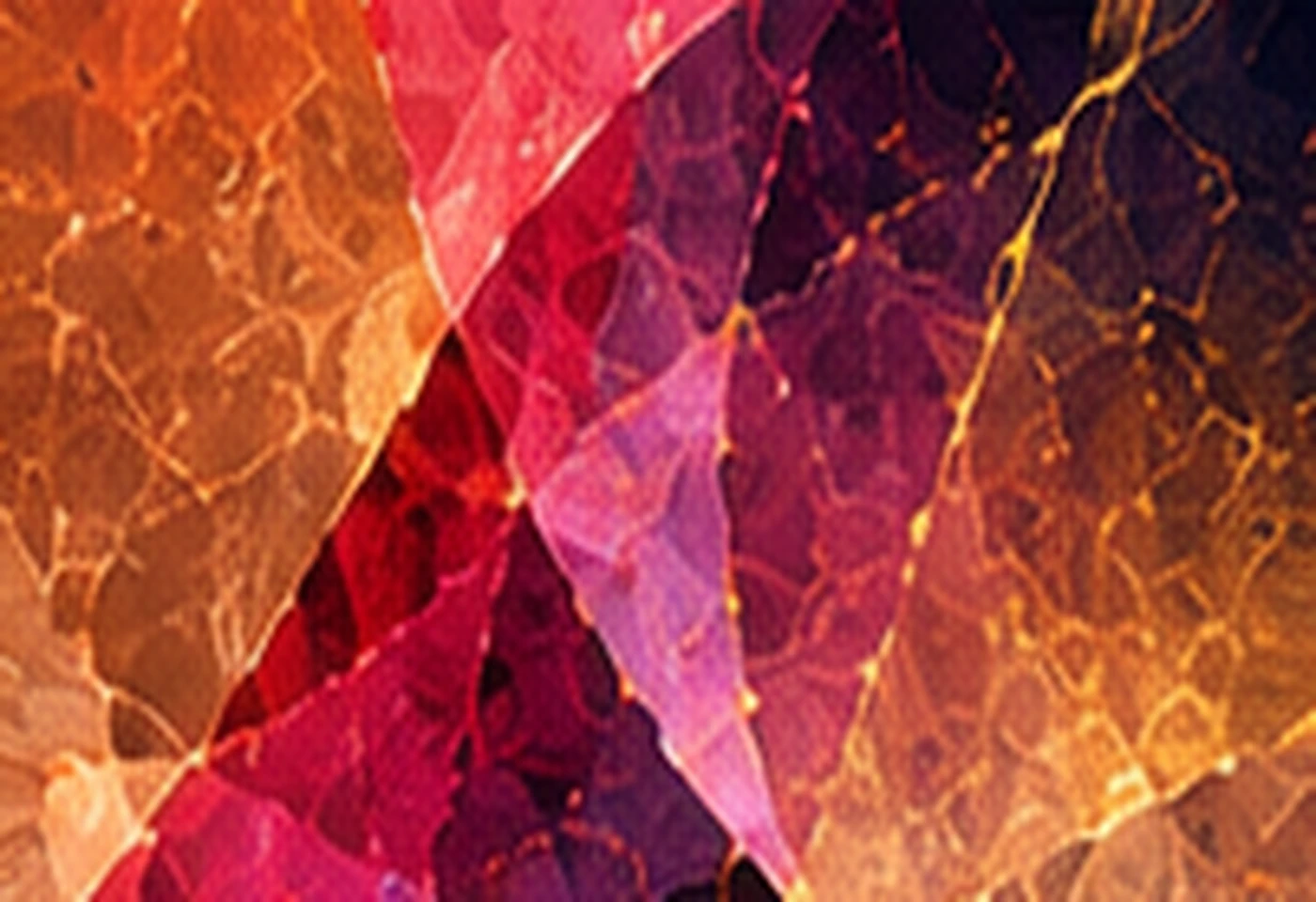 Arte abstracto de círculos dorados